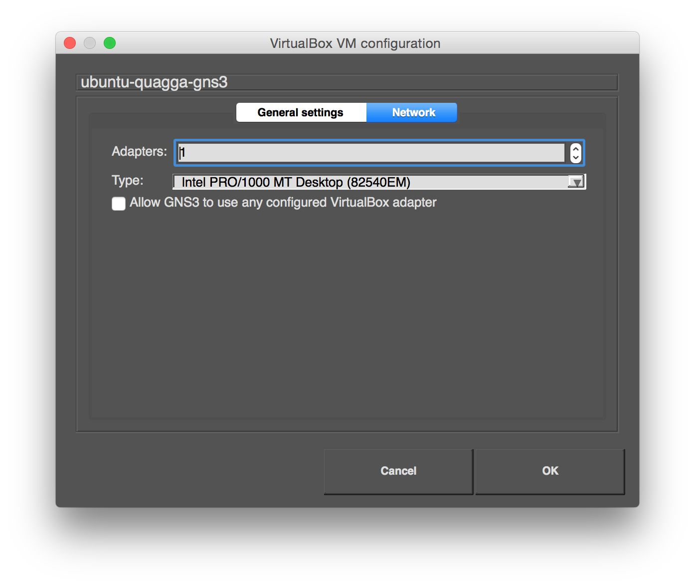 Increase Adapter Counter Screenshot